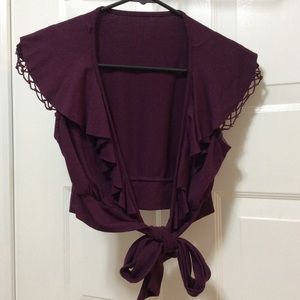 Ruffled Crop Top